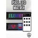 Otomobil Uyumlu Led Matrix Dijital Ekran Bluetooth Bağlantılı