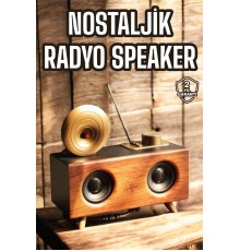 Nostaljik Görünümlü Bluetooth Bağlantılı Speaker