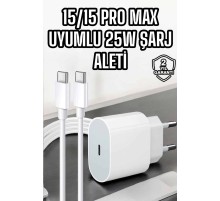 İOS Uyumlu Type-C Girişli Hızlı Şarj 15/15 Pro Max Adaptör ve Kablosu