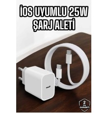 Şarj Aleti İOS 15/15 Pro Max Uyumlu Şarj Adaptörü ve Kablosu