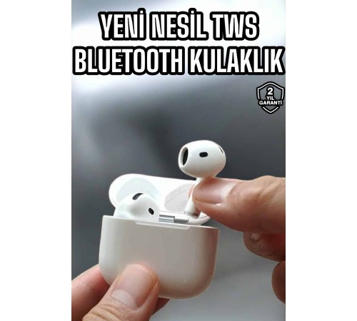 Kaliteli Ucuz İOS ve Android Uyumlu TWS Bluetooth Kulaklık ANC Özelliği