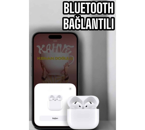 Kaliteli Ucuz İOS ve Android Uyumlu TWS Bluetooth Kulaklık ANC Özelliği