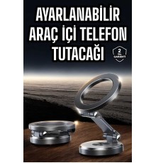 Araç İçi Telefon Tutacağı Manyetik Tasarım Ayarlanabilir