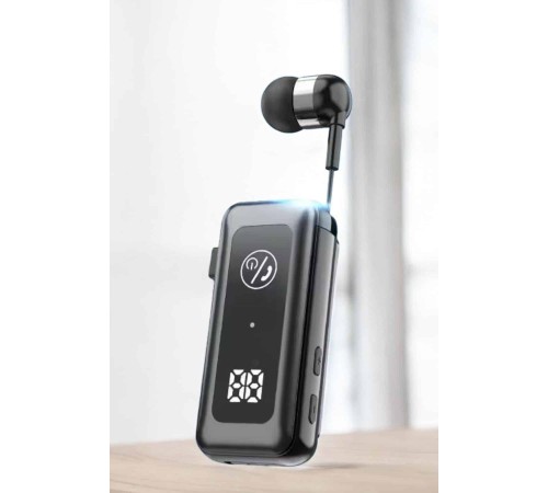 Makaralı Bluetooth Kulaklık Kulak İçi Dijital Göstergeli Yüksek Ses Kaliteli