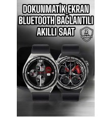 Akıllı Saat Dokunmatik Ekran Sesli Görüşme ve Bildirim Görme Sağlık Takibi