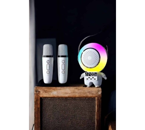 Çocuklara Özel Kablosuz Bluetooth Bağlantılı Karaoke Mikrofon