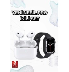 2025 Model Akıllı Saat ve Yeni Nesil Pro Bluetooth Kulaklık TWS Yüksek Ses Kaliteli