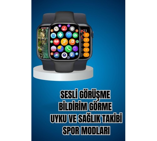 Kaliteli Akıllı Saat ve Kaliteli Bluetooth Kulaklık ANC Özelliği Uzun Pil Ömrü
