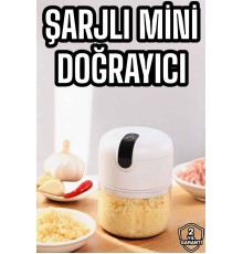 El Rondosu Mini Şarjlı Doğrayıcı Taşınabilir 250 ml