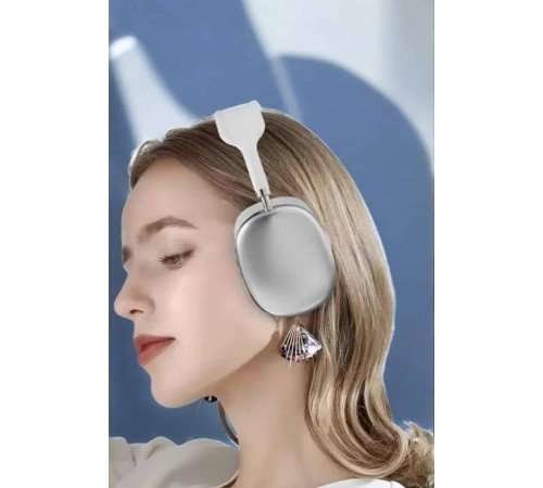 P9 Plus Kablosuz Kulak Üstü Bluetooth Kulaklık Beyaz Yüksek Ses Kaliteli