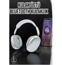 P9 Plus Kablosuz Kulak Üstü Bluetooth Kulaklık Beyaz Mikrofonlu Kulaküstü Kablosuz Kulaklık