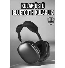 P9 Plus Kulaklık Siyah Bluetooth Bağlantılı Kulak Üstü Kablosuz