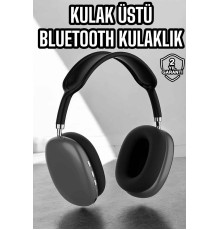 P9 Plus Kulaklık Siyah Bluetooth Bağlantılı Kulak Üstü Kablosuz ANC Özelliği