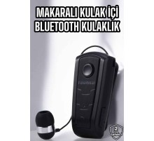 Makaralı Bluetooth Kulaklık Çağrı Cevaplama Kablolu Uzun Pil Ömrü