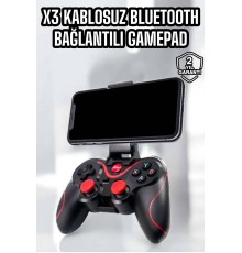 X3 Gamepad Oyun Kolu Bluetooth Bağlantılı Gamestick Android Uyumlu
