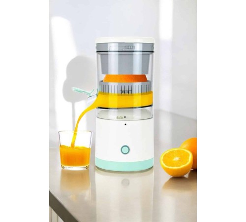 Meyve Sıkacağı USB Şarjlı Taşınabilir Çift Bıçaklı Güvenlik Kilidi