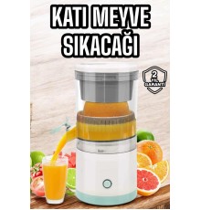 Taşınabilir Kablosuz Taşınabilir Şarjlı Narenciye Sıkacağı Portakal Meyve Sıkacağı Çift Bıçaklı