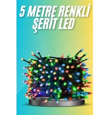 5 Metre Renkli Led Işık Her Ortama Uygun Dekoratif Aydınlatma