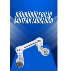 Döndürülebilir Musluk Mutfak Banyo Musluk Ucu Başlığı 4 Filtreli