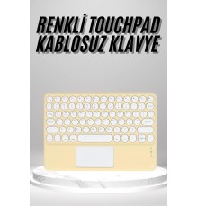Touchpad Uyumlu Bluetooth Klavye Slim Kablosuz Wifi Q Klavye