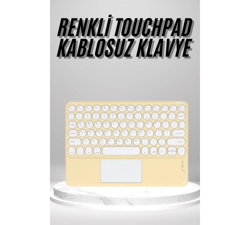 Touchpad Uyumlu Bluetooth Klavye Slim Kablosuz Wifi Q Klavye
