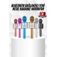 Karaoke Mikrofon Bluetooth Bağlantılı Aux Girişli Uzun Pil Ömrü Yüksek Ses Kaliteli