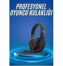 Kulaklığı Kulak Üstü Kablolu Stereo Mikrofonlu Yumuşak Kulak Yastığı