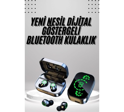 2025 Model Bluetooth Kulaklık Telefon Şarj Edebilen Çağrı Cevaplama Dijital Göstergeli