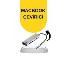 Macbook Pro/air Uyumlu USB Type-C 8 In 1 Hub Dönüştürücü Çevirici Çoklayıcı USB Hdmı Micro Sd 8 Girişli