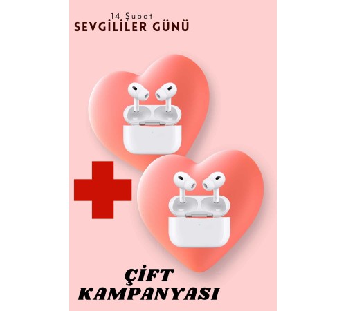 Sevgiliye Hediye Çift Kulaklığı Yeni Nesil Pro Kulaklık Sevgililer Gününe Özel Kampanya