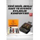 Powerbank Kulaklık ve 7 Kordonlu Akıllı Saat Çoklu Şarj Girişi Bluetooth Bağlantılı