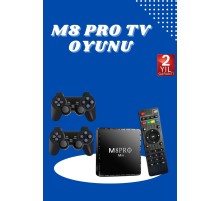 M8 PRO MINI 4 8 10 K HD HDR Android Tv 5G Retro 10000 Oyunlu