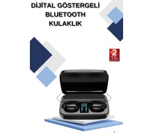 Dijital Göstergeli Bluetooth Kulaklık Kablosuz TWS Stereo Bluetooth 5.0