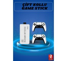 Game Stick 4K Retro Çift Kollu Atari Oyunlari +20000 Oyunlu Konsol Nostalji