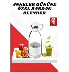 Anneler Gününe Özel Hediye Bardak Blender Paslanmaz Çelik Bıçaklı