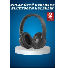 Kulak Üstü Kablosuz Bluetooth Kulaklık Yüksek Ses Kaliteli ANC Özelliği