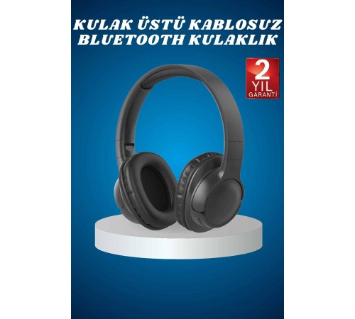 Kulak Üstü Kablosuz Bluetooth Kulaklık Yüksek Ses Kaliteli ANC Özelliği