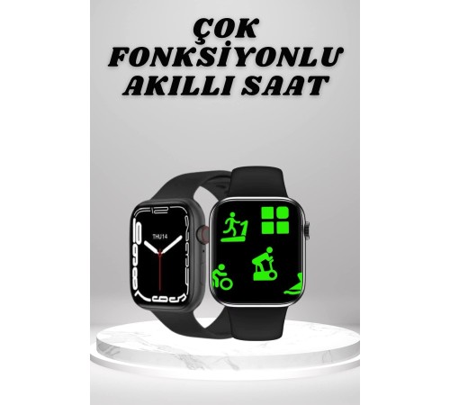 Akıllı Saat Tema Değiştirme Uyku ve Sağlık Takibi Sesli Asistan Bildirim Görme