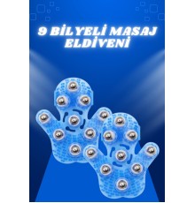 Giyilebiilir Masaj Eldiveni 9 Bilyeli Tüm Vücut Masajına Uygun