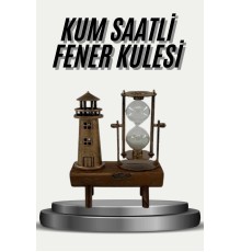 Eyfel Kulesi ve Deniz Feneri Dekoratif Masa Biblosu Hediyelik
