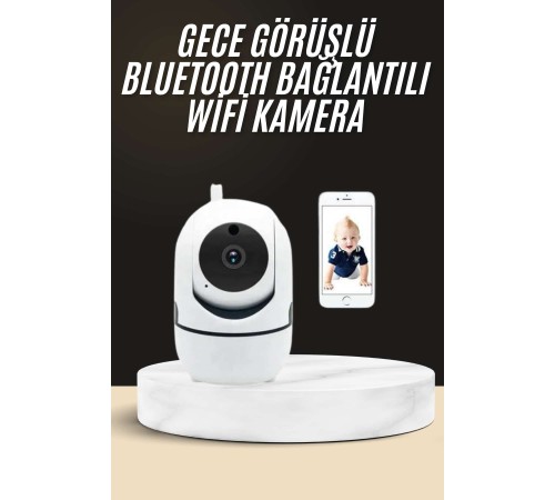 Akıllı Güvenlik Kamerası HD Görüntü Kalitesi Hareket Algılama Wifi Kamera