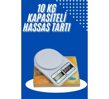 Yeni Nesil Taşınabilir Dijital Hassas Mutfak Tartısı Mutfak Terazisi Hassas Ölçüm 10 Kg