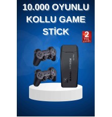 Çift Kollu 2.4g kablosuz Retro 4k Game stick 3500 oyun atari HD Görüntü Kalitesi