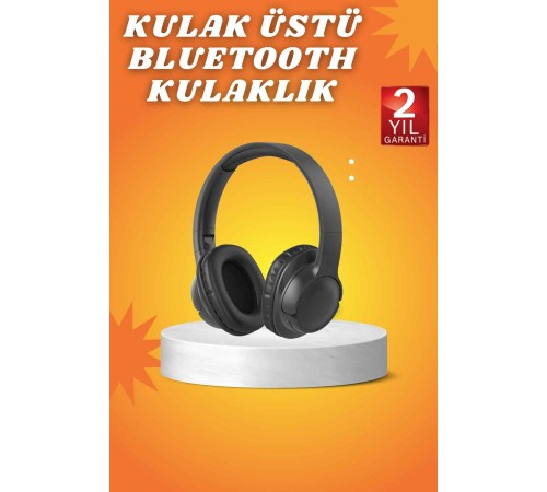 Kablosuz Bluetooth Kulaklık Kulak Üstü Mikrofonlu 5.0 Bluetooth ANC Özelliği