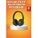 Kablosuz Bluetooth Kulaklık Kulak Üstü Mikrofonlu 5.0 Bluetooth ANC Özelliği