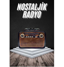 Eskitme Nostalji Tasarımlı Bluetoothlu Nostalji Radyo Ahşap Nostaljik Görünümlü