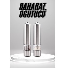 Otomatik Tuz ve Karabiber Öğütücü Baharat Öğütücü Tuz Karabiber Değirmeni