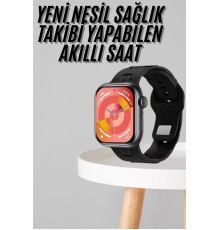 Yeni Nesil Akıllı Saat Çağrı Cevaplama Müzik Dinleme Plastik Kordon Mesaj Bildirimleri
