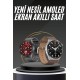 Çağrı Cevaplama Sesli Asistan Çoklu Dil Desteği 5.0 Bluetooth Akıllı Saat