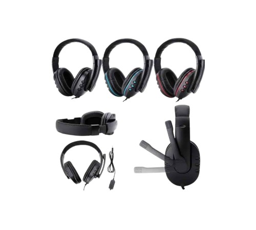 Mikrofonlu  Kulaklık  Kulaklığı Yüksek Ses Kaliteli Stereo Yumuşak Yastıklar
